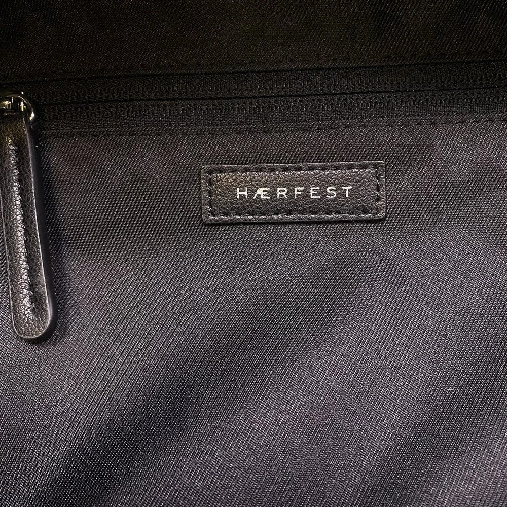 Haerfest x Mercedes Benz Limited Edition Black Nylon Leather Travel Backpack